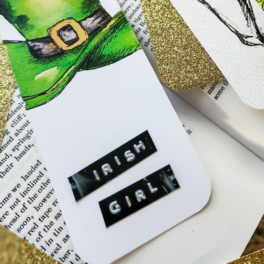 🍀 IRISH GIRL - Bookmark Print 🍀