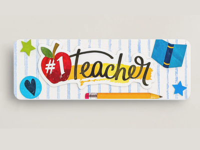 🍎 #1 Teacher Bookmark ✏️