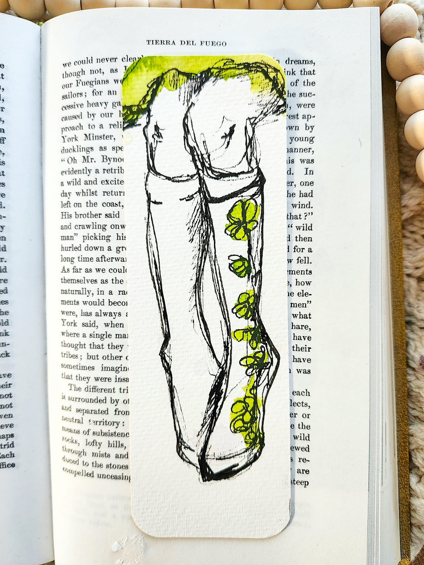 💚 Lucky Lover Girl Knee-High - Bookmark Print 💚