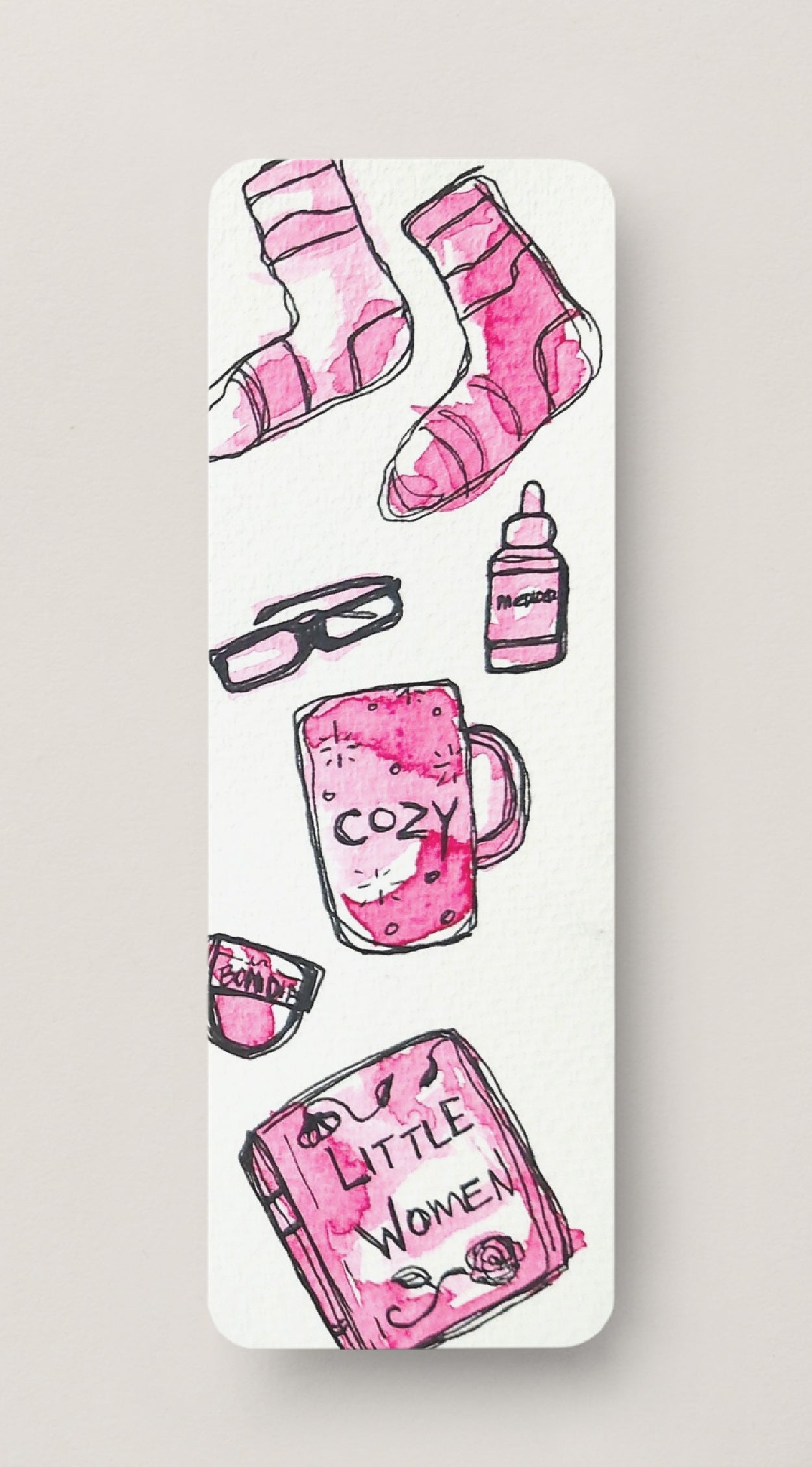 🧦 Little Women & Cozy Things - Bookmark Print