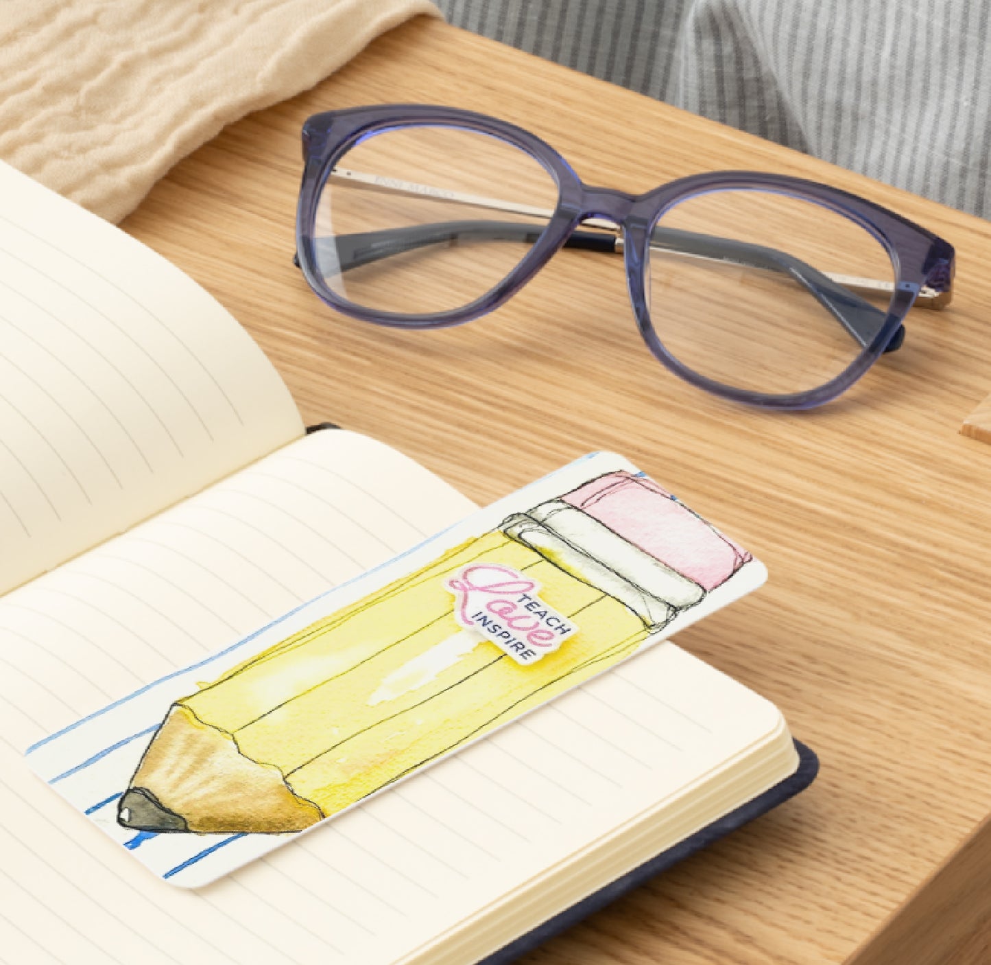 ✏️ Teach. Love. Inspire. - Bookmark Print