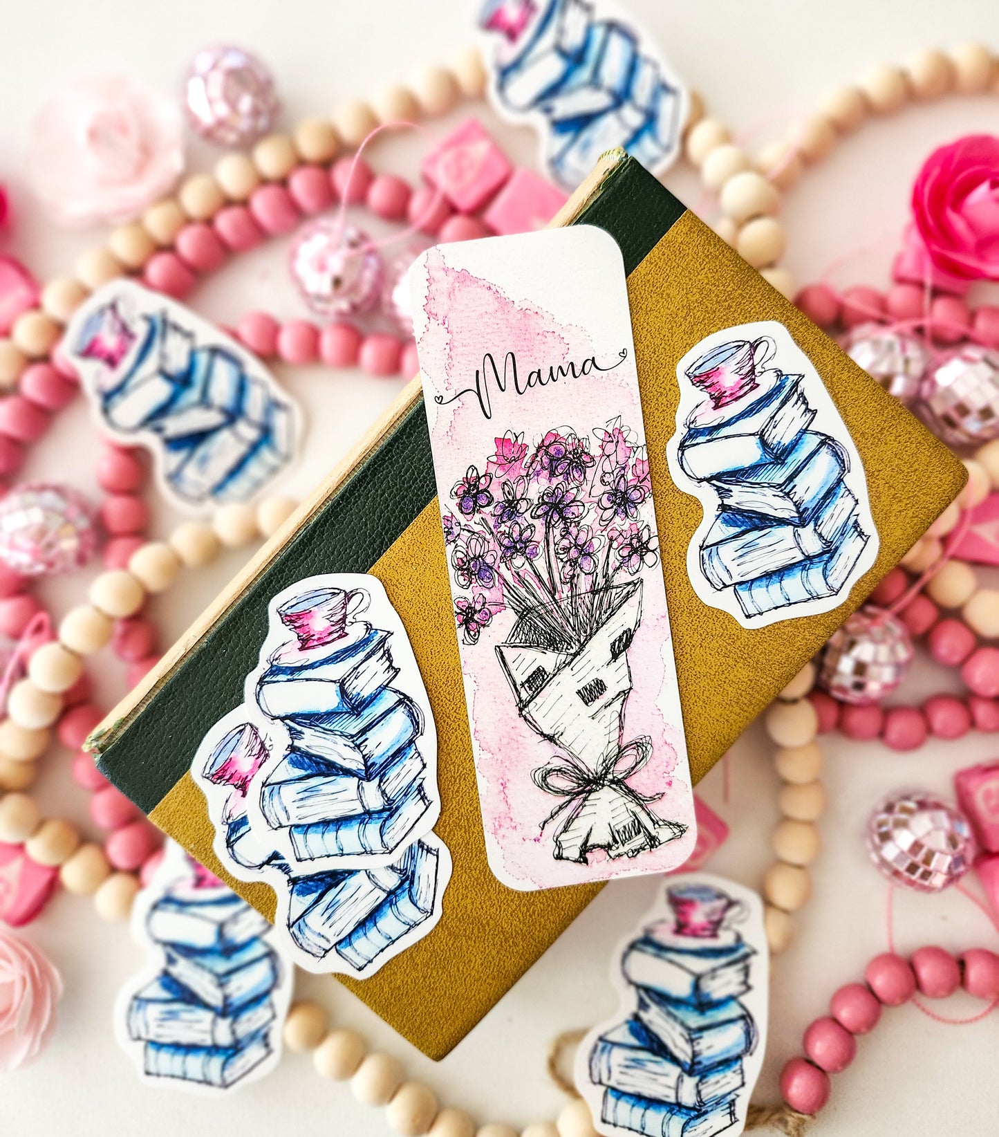 💐 Mama Floral Bookmark 📰