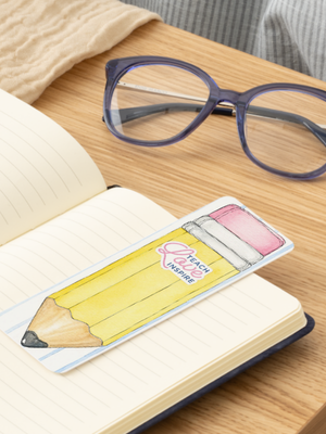 ✏️ Teach Love Inspire Bookmark 🍎