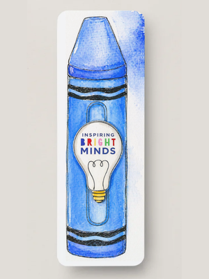 💡 Inspiring Bright Minds Bookmark 📚