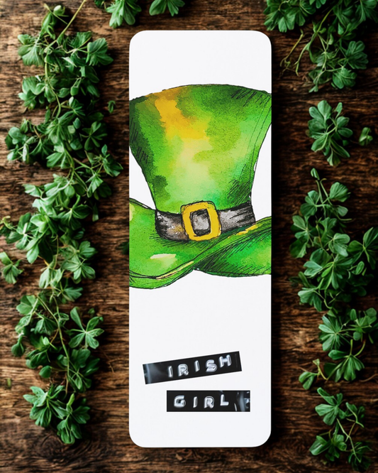 🍀 IRISH GIRL - Bookmark Print 🍀
