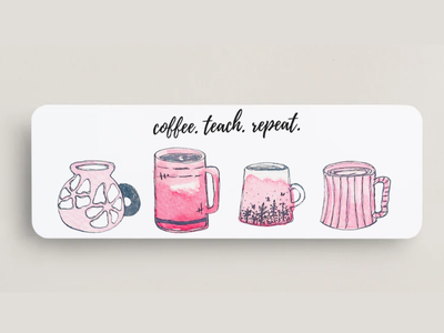 ☕ Coffee. Teach. Repeat. Bookmark ✏️