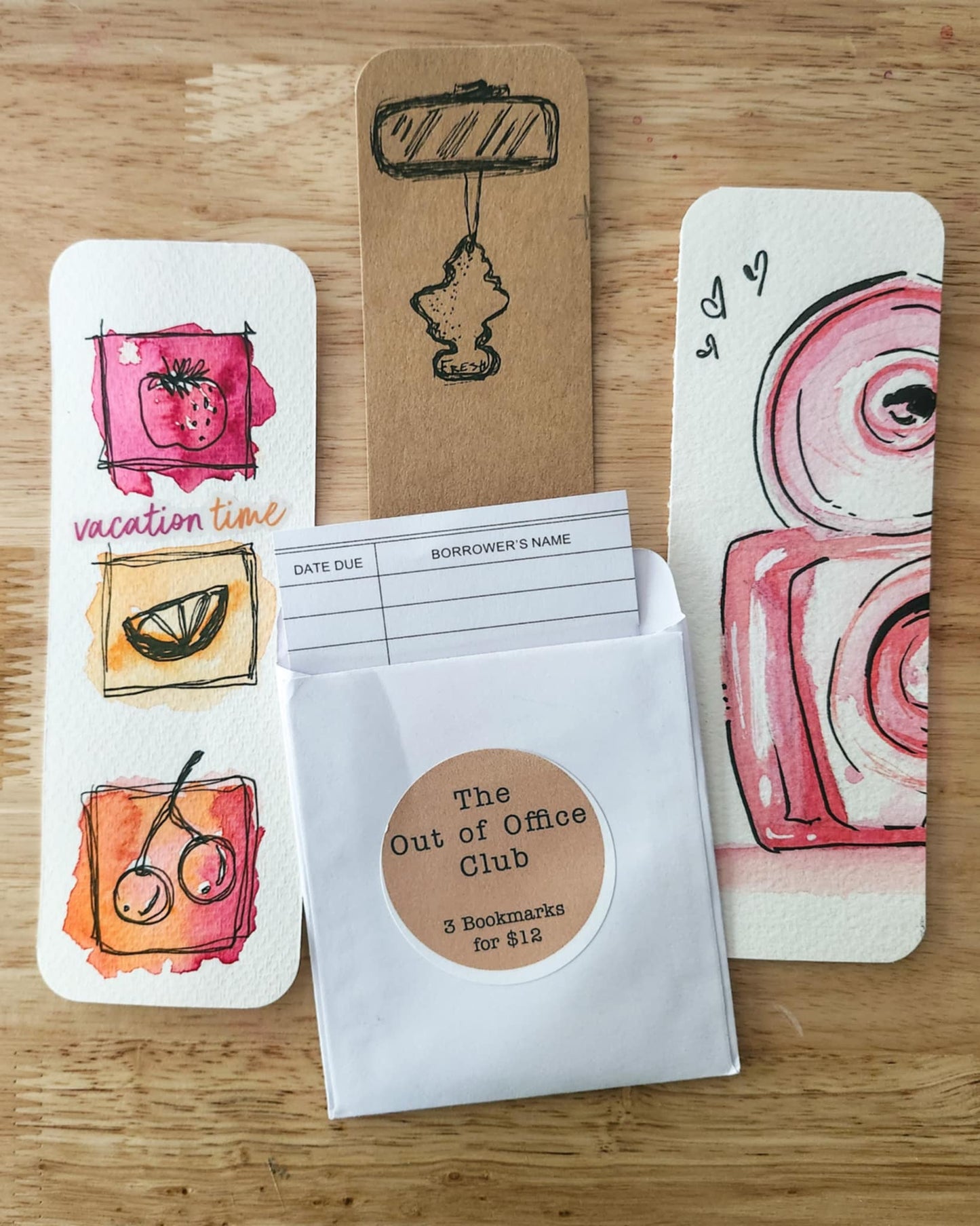 🌴The Out of Office Club - 3 Bookmarks