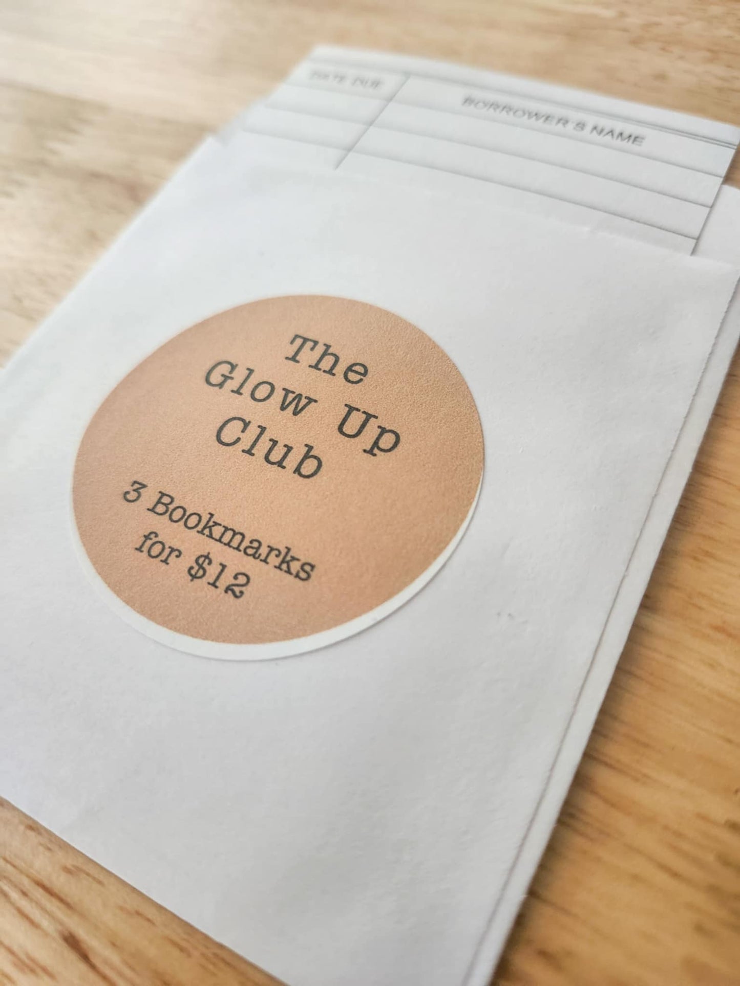 ✨ The Glow Up Club - 3 Bookmarks