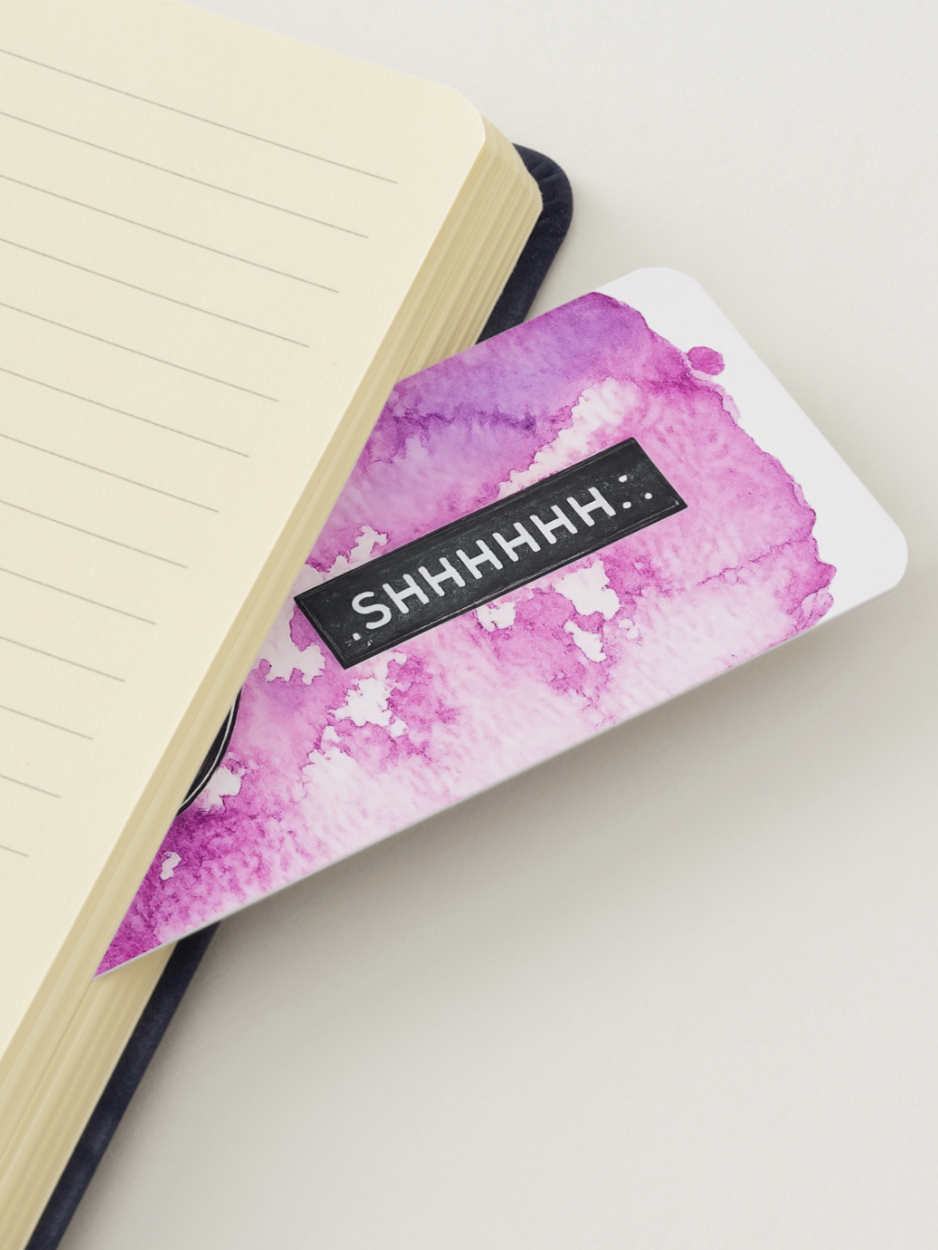 Shhhhhhh Bookmark 🤫💗📚