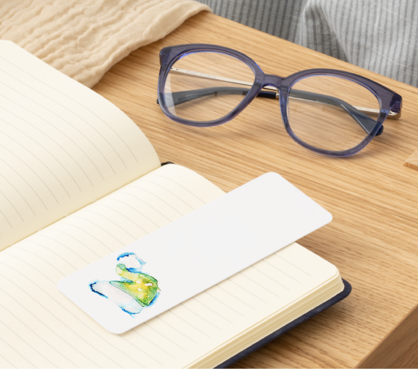 💚 “Buddy-Approved” – Winter Bookmark Double Print ❄️