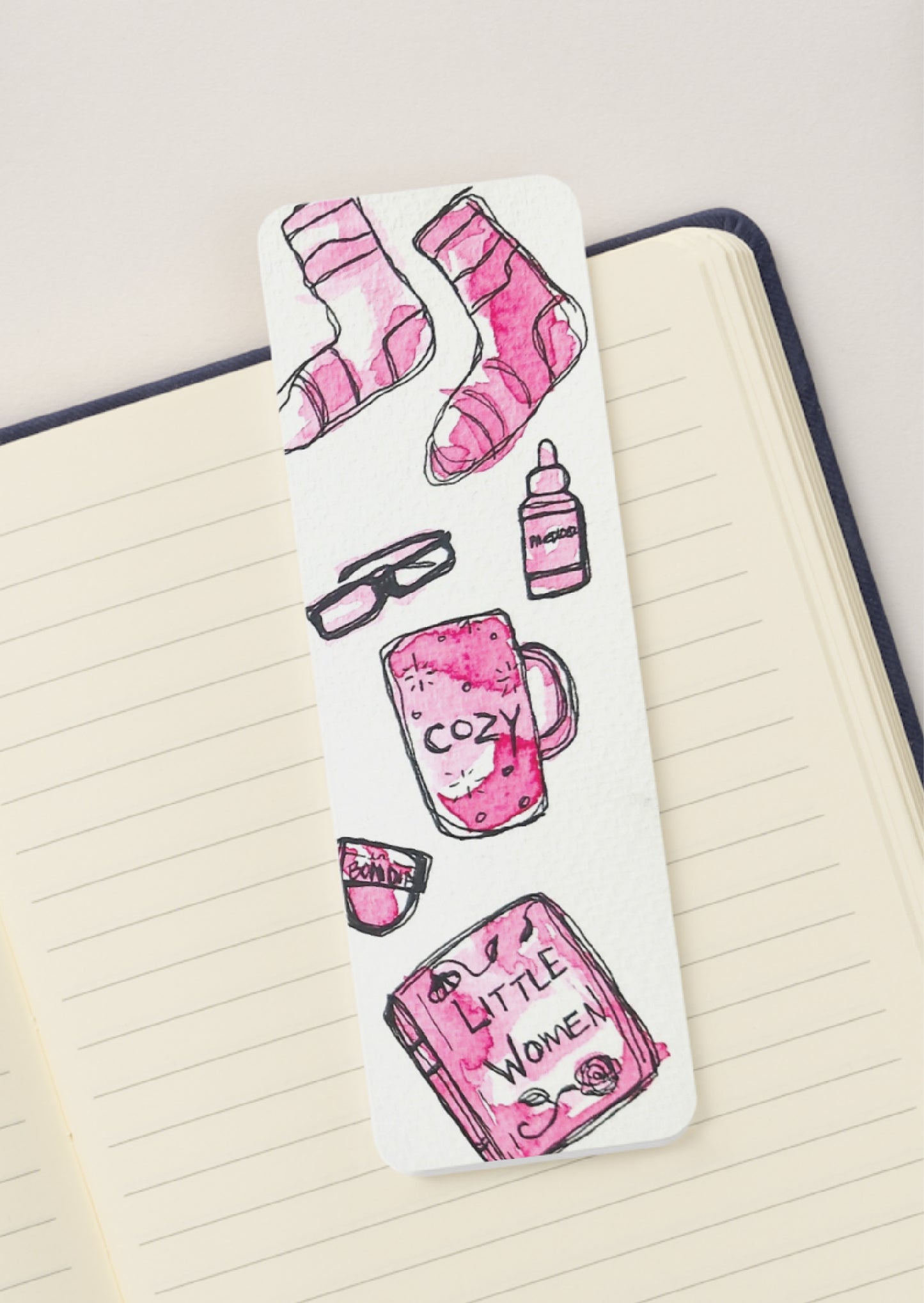 🧦 Little Women & Cozy Things - Bookmark Print