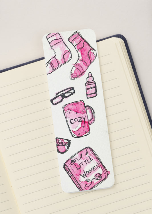🧦 Little Women & Cozy Things - Bookmark Print