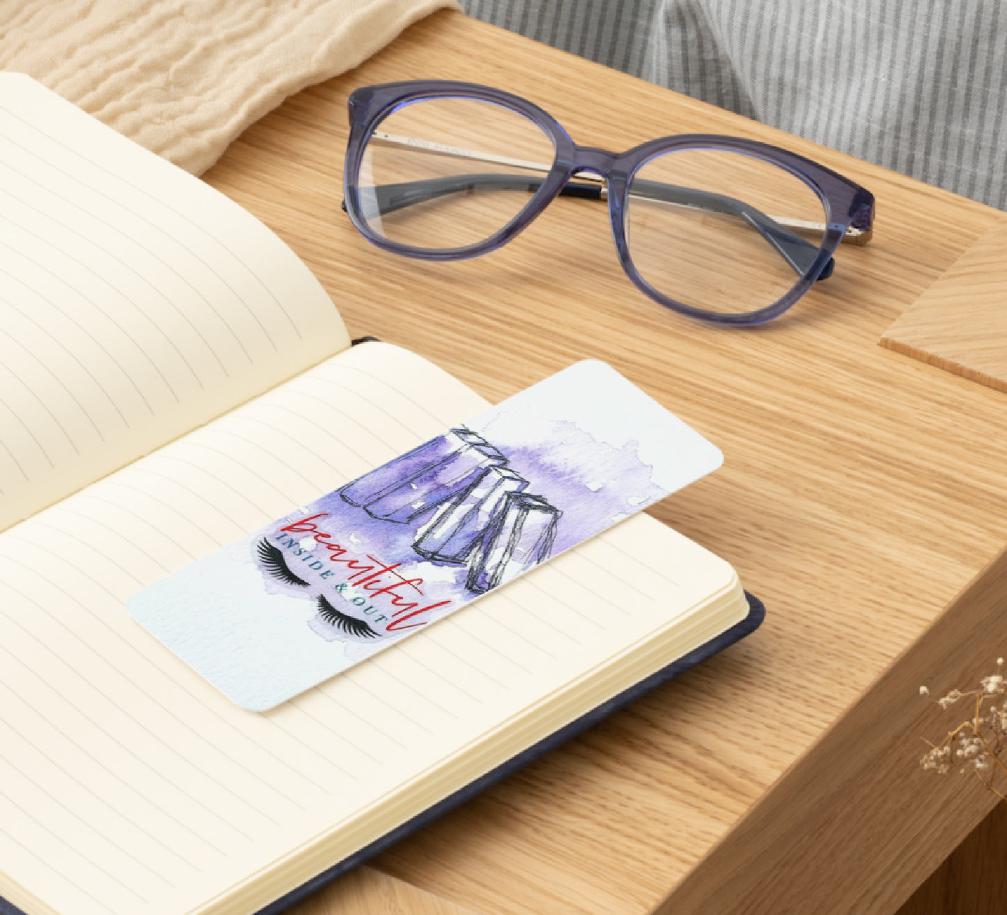 📚💜 Beautiful Inside & Out - Bookmark Print