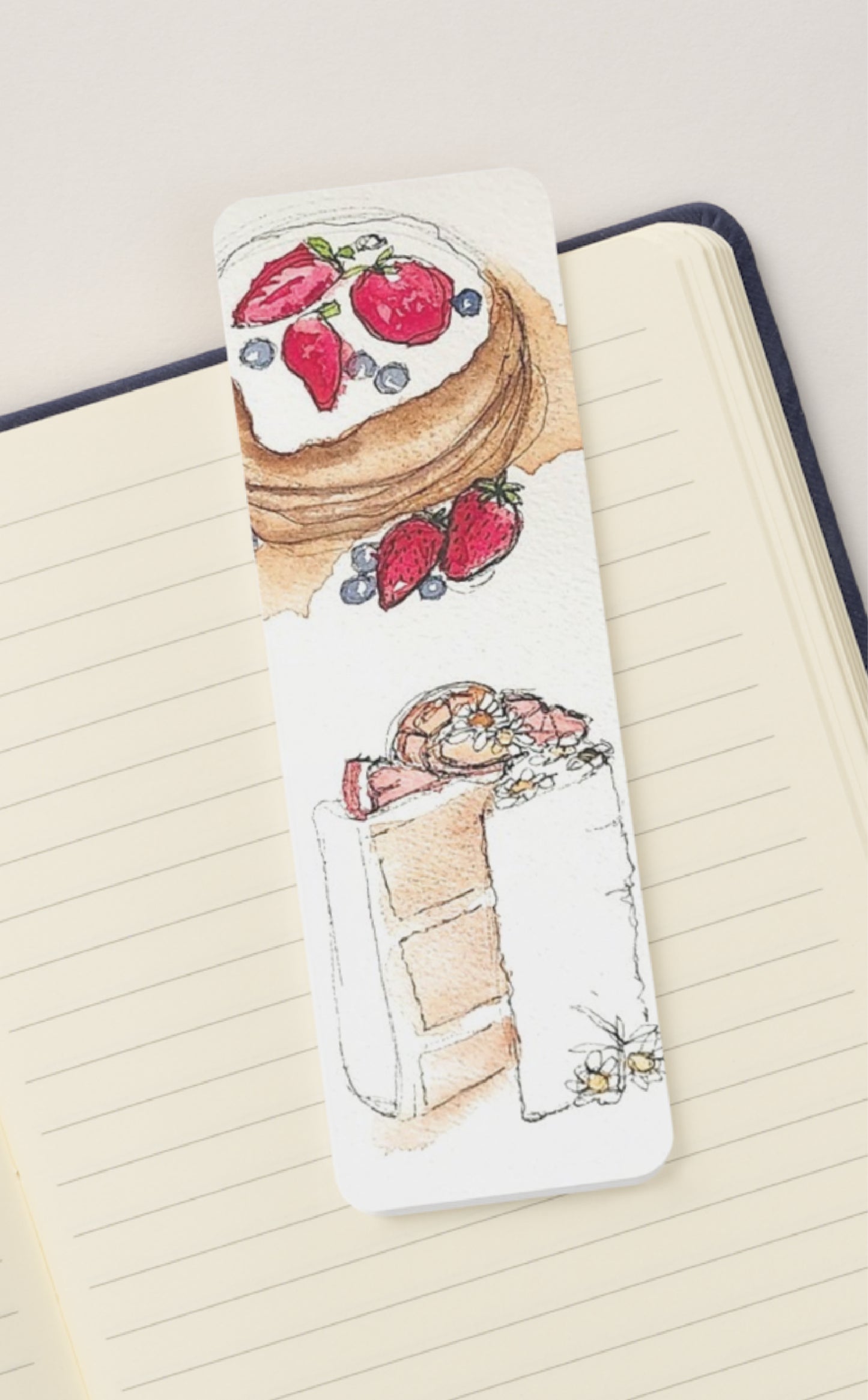 🍓 Berry Brunch Club - Bookmark Print