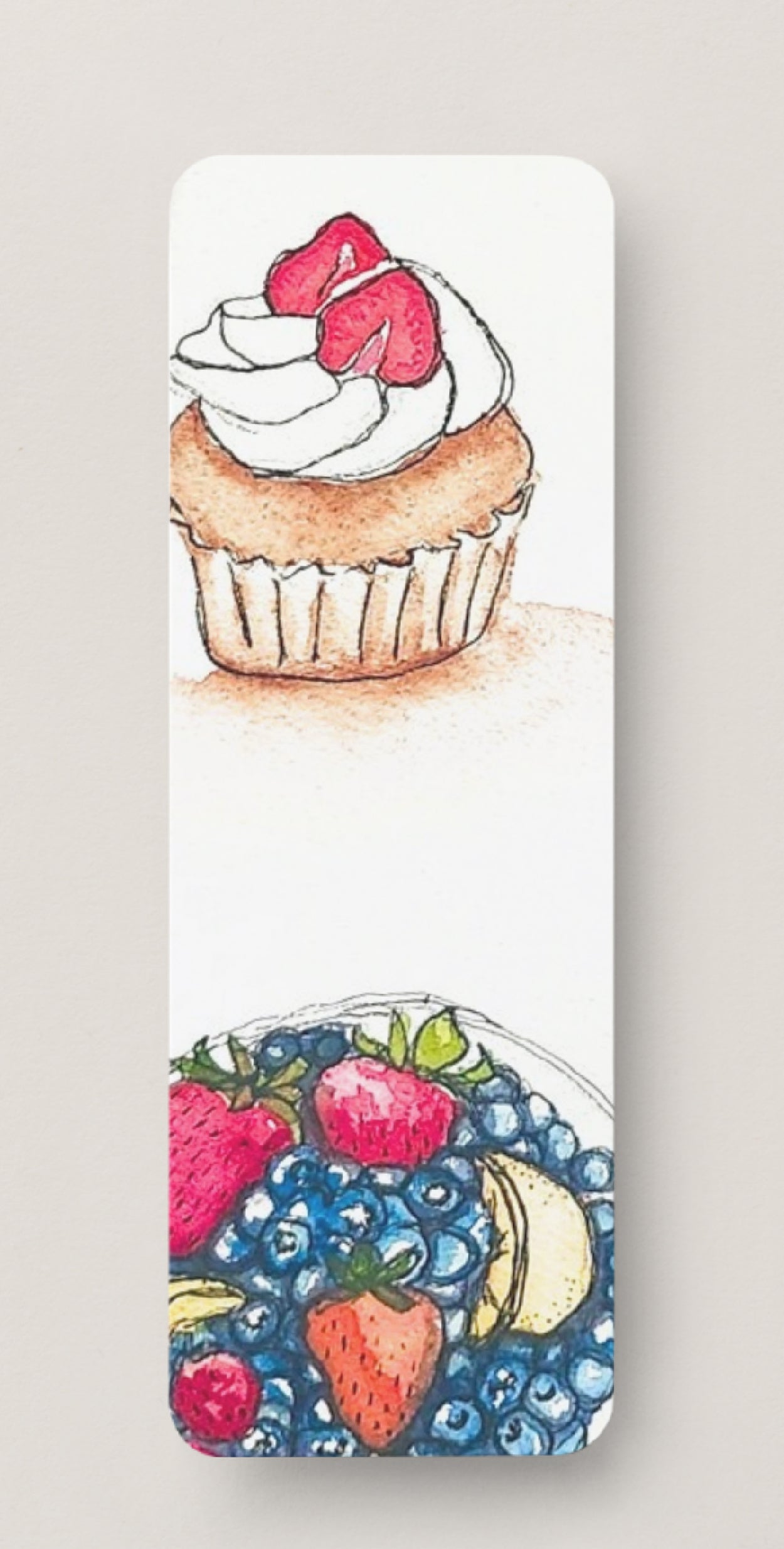 🍓 Berry Sweet Treat - Bookmark Print