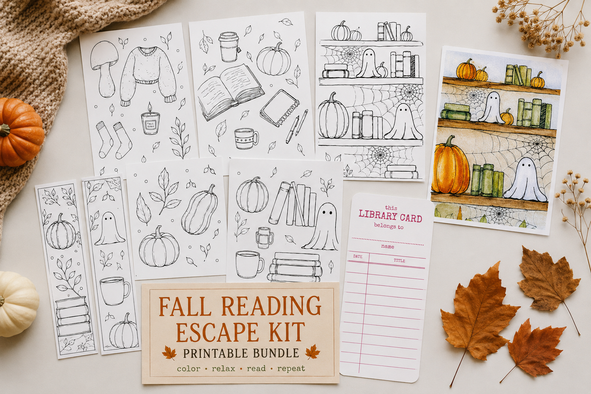 🍁 Fall Reading Escape Kit – Printable Bundle