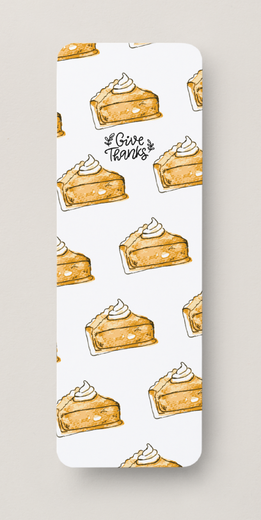 🥧 “Give Thanks” – Fall Bookmark Print