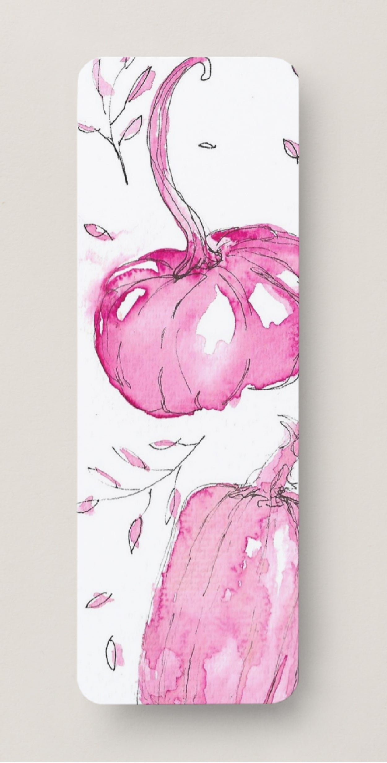 🎃 Pink Pumpkin Club - Bookmark Print