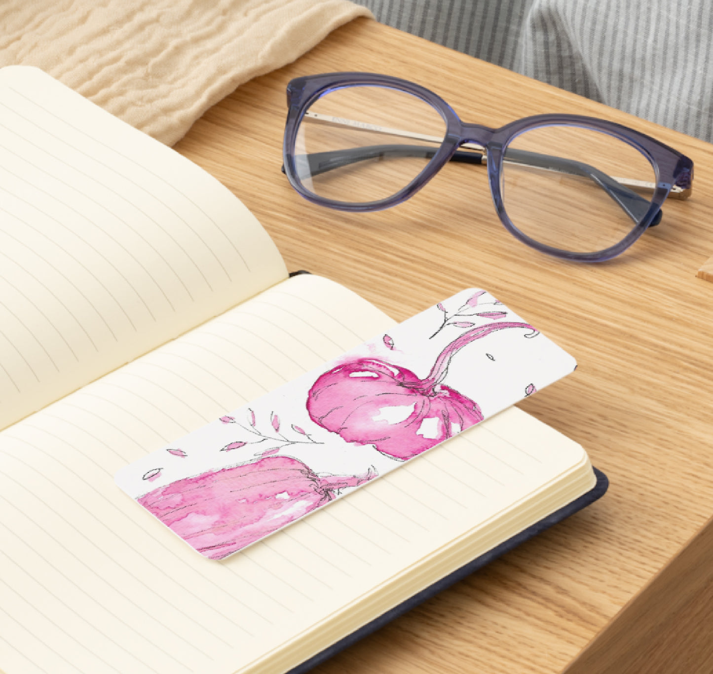 🎃 Pink Pumpkin Club - Bookmark Print