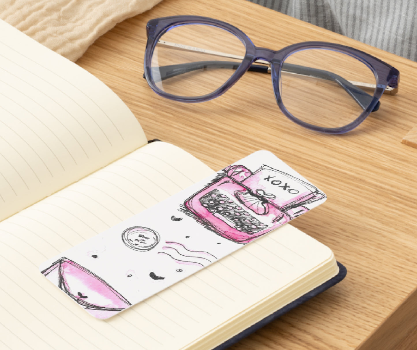 📬 Love Notes & Late Nights - Bookmark Print