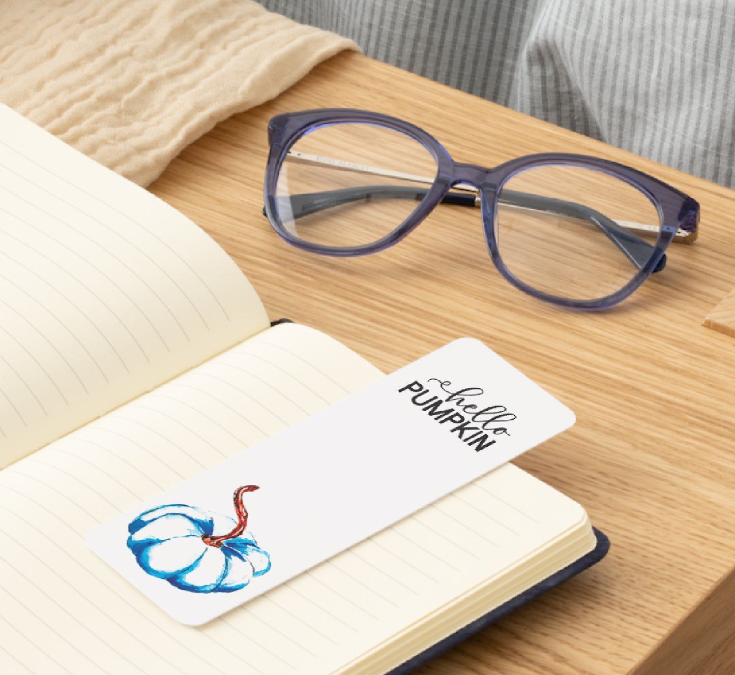 🎃 Hello Pumpkin - Bookmark Print