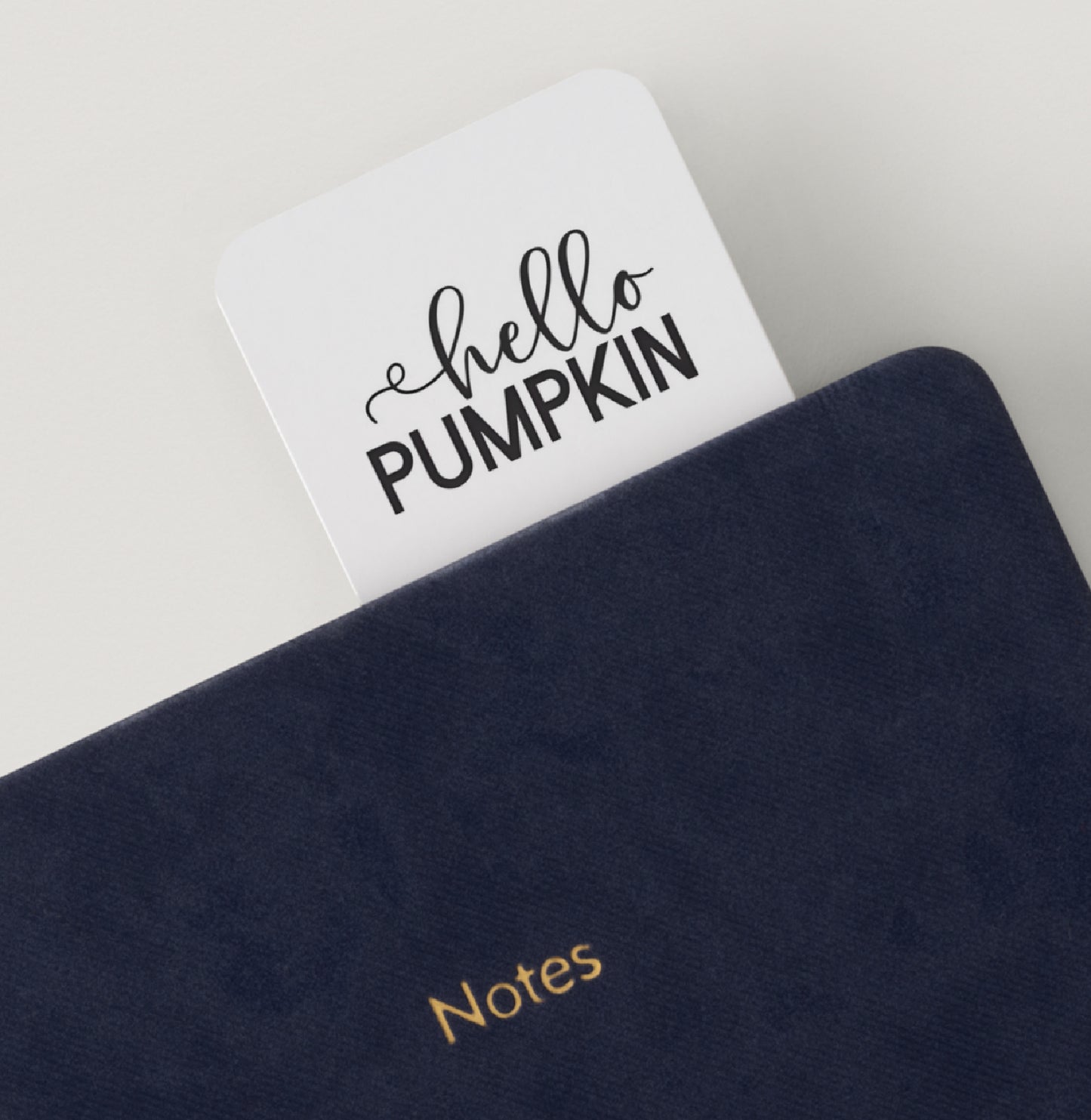 🎃 Hello Pumpkin - Bookmark Print