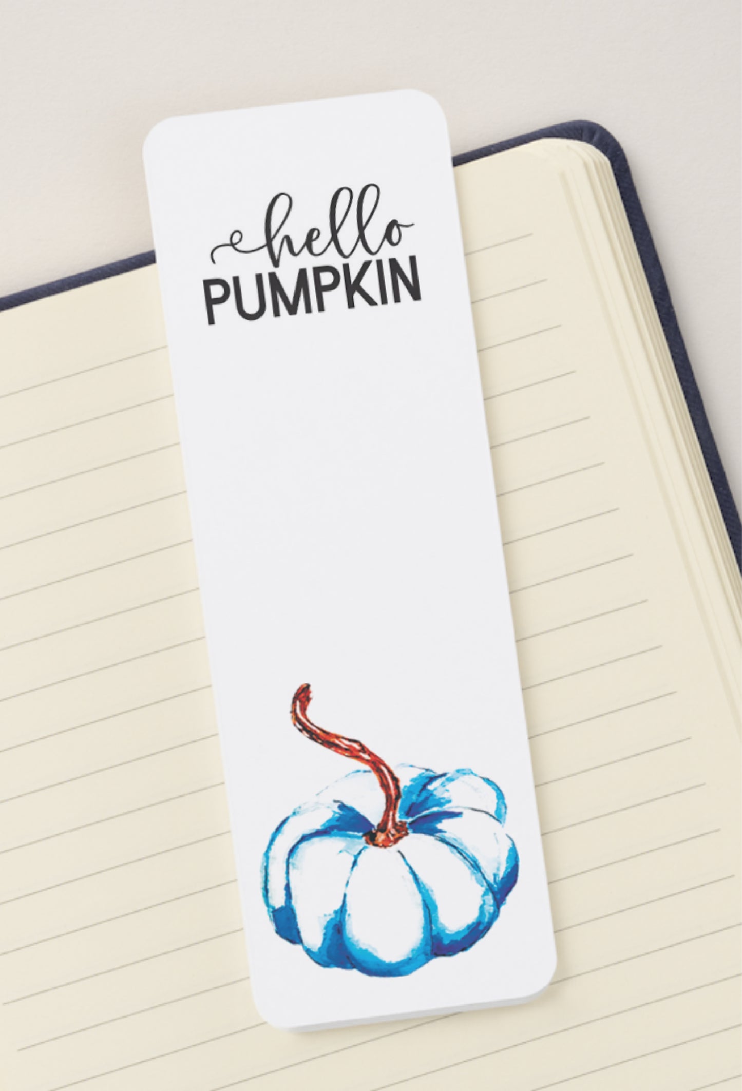 🎃 Hello Pumpkin - Bookmark Print