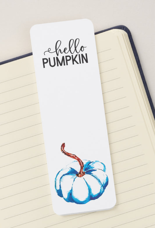 🎃 Hello Pumpkin - Bookmark Print