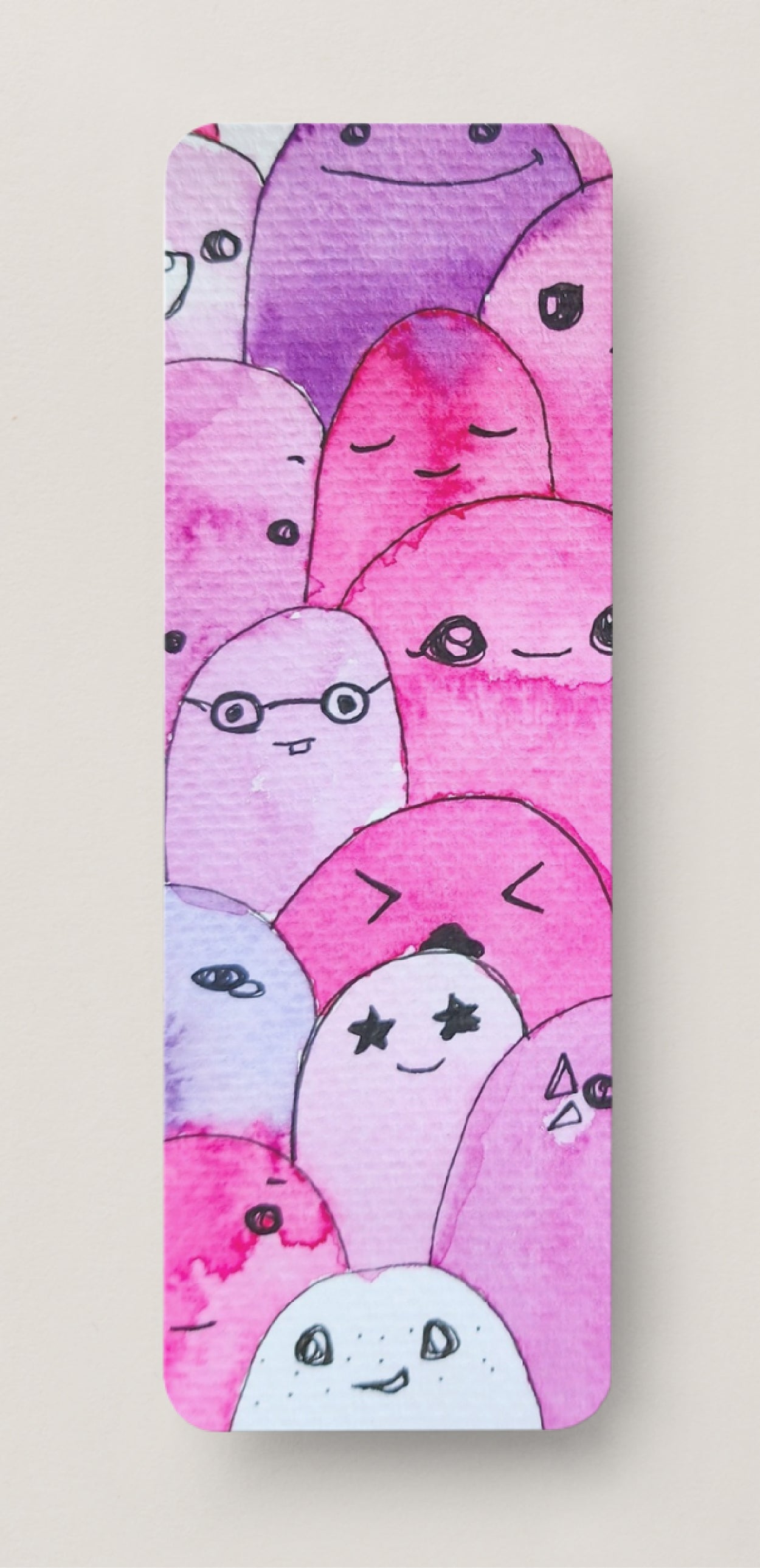 🟣 Lil Blobs - Bookmark Print