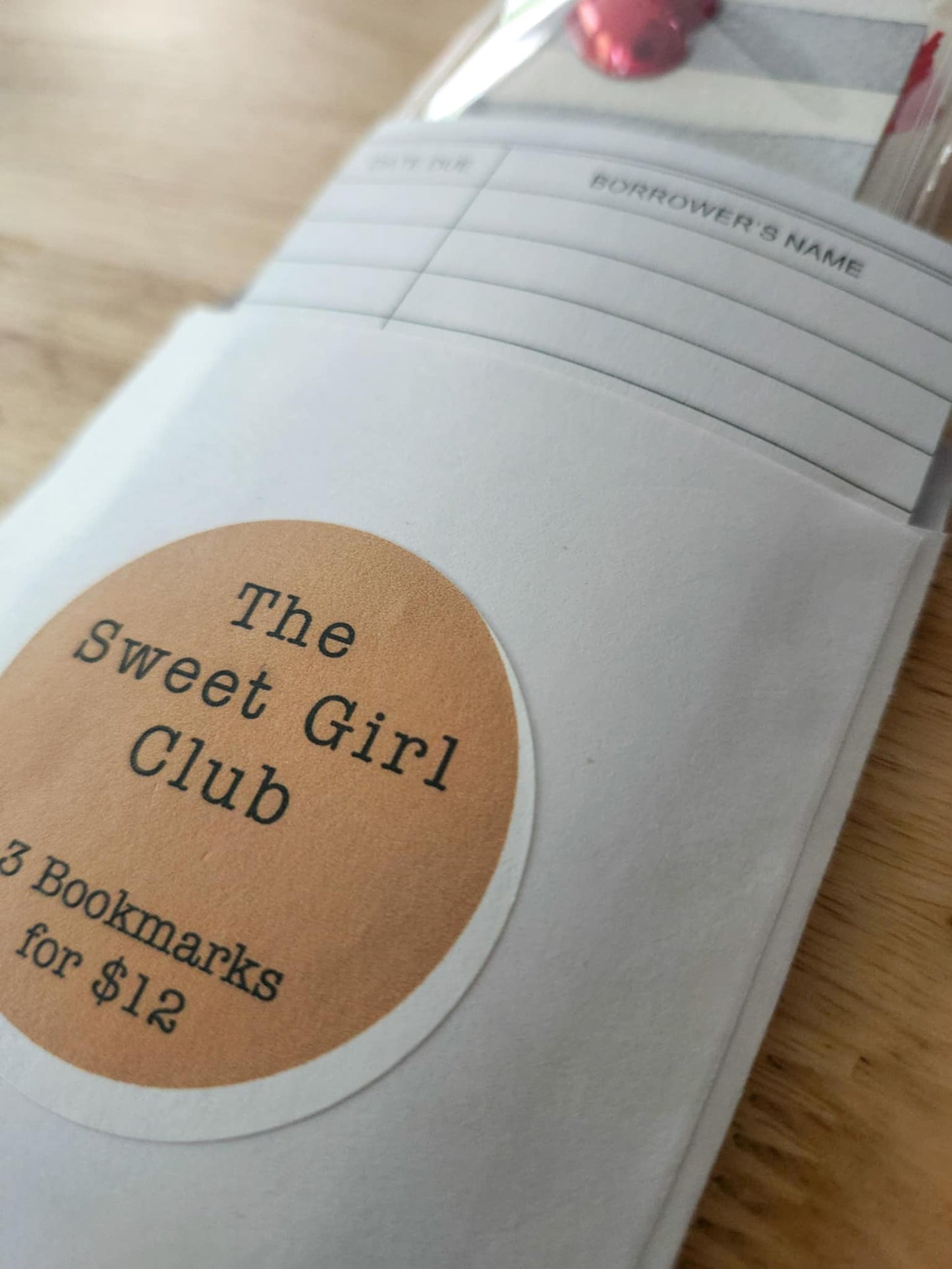 🍭The Sweet Girl Club - 3 Bookmarks