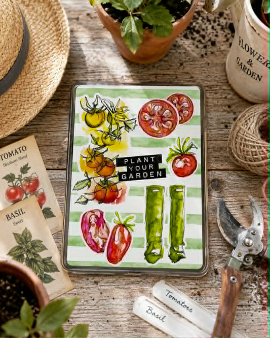 Plant Your Garden Kindle Insert - Printable 🍅🌱💚