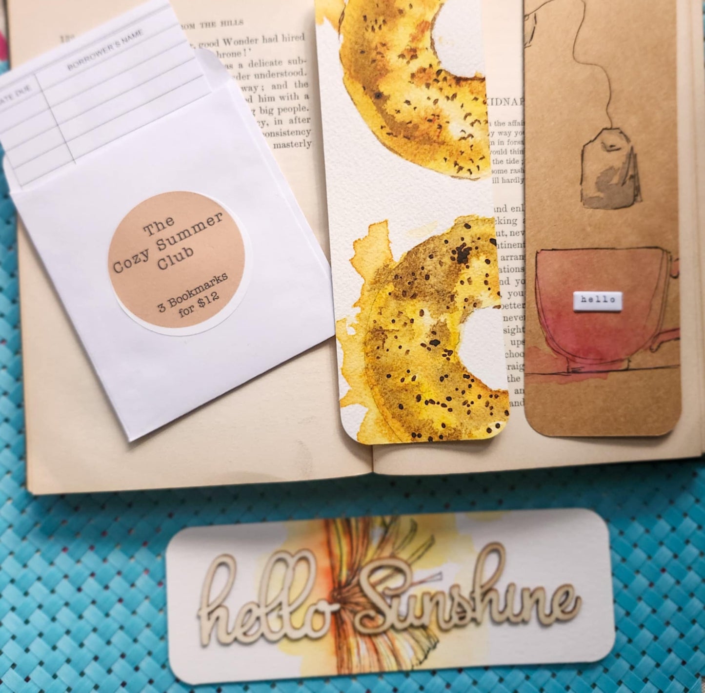 💛 The Cozy Summer Club - 3 Bookmarks