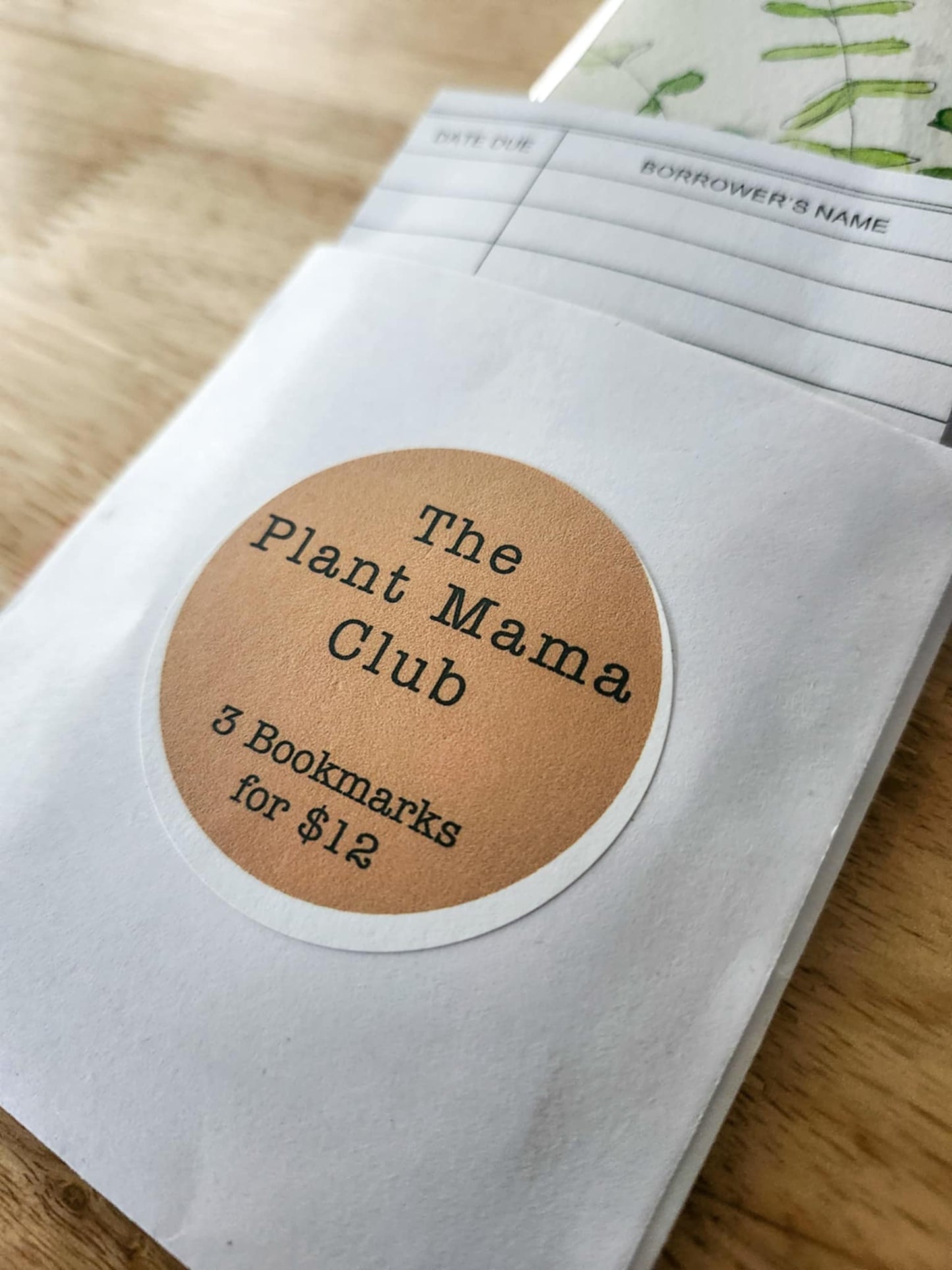 🌿The Plant Mama Club - 3 Bookmarks