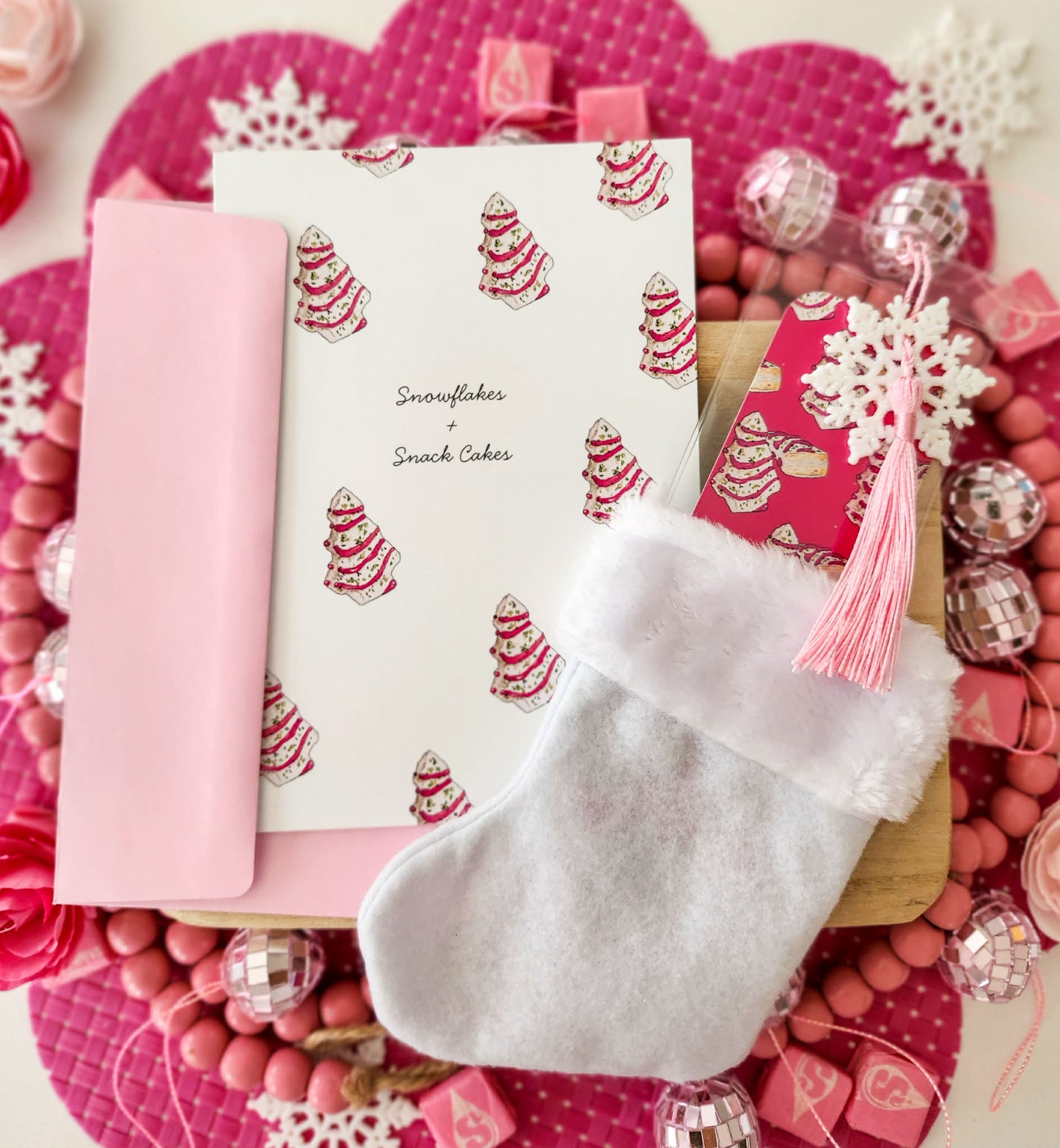 ❄️ Snowflakes + Snack Cakes Bundle (Vertical) 🍰