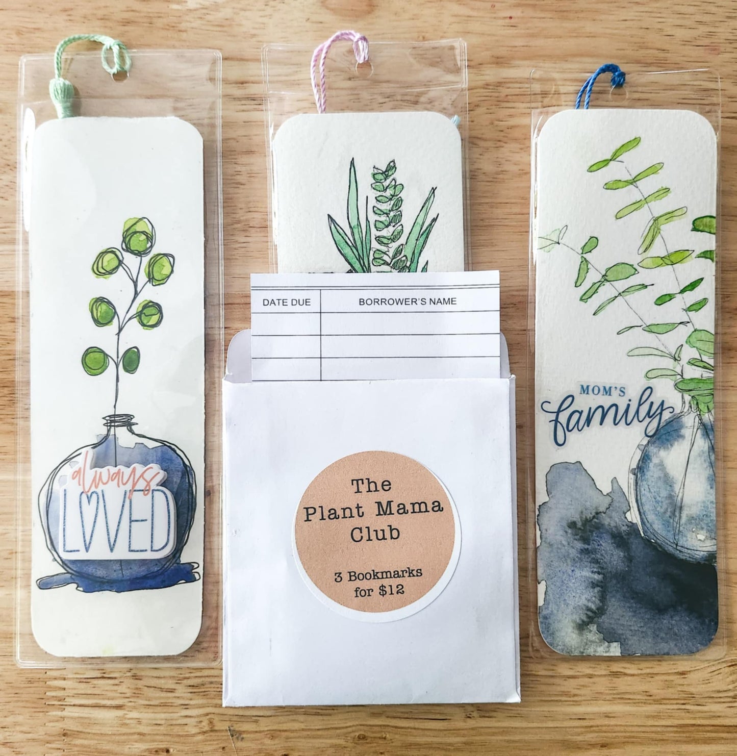 🌿The Plant Mama Club - 3 Bookmarks