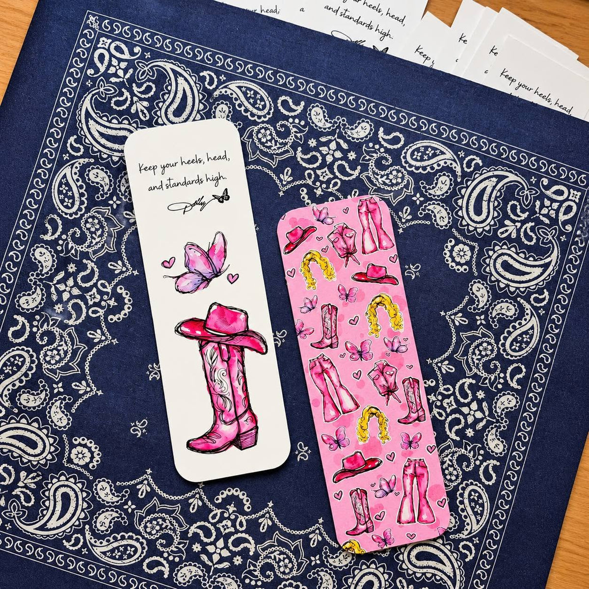 Dolly Day 🦋🩷 | Limited Edition Watercolor Bookmark