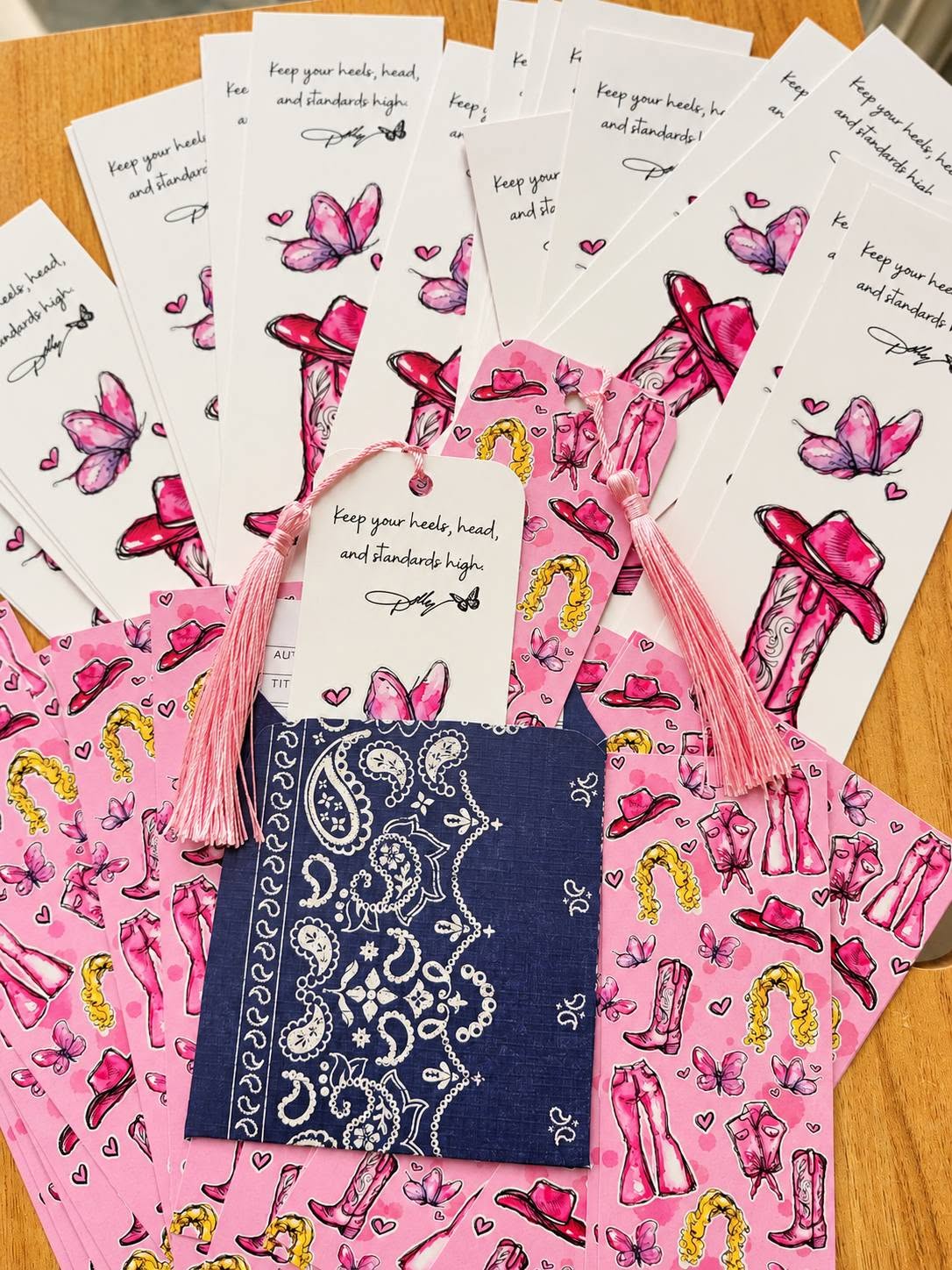 Dolly Day 🦋🩷 | Limited Edition Watercolor Bookmark