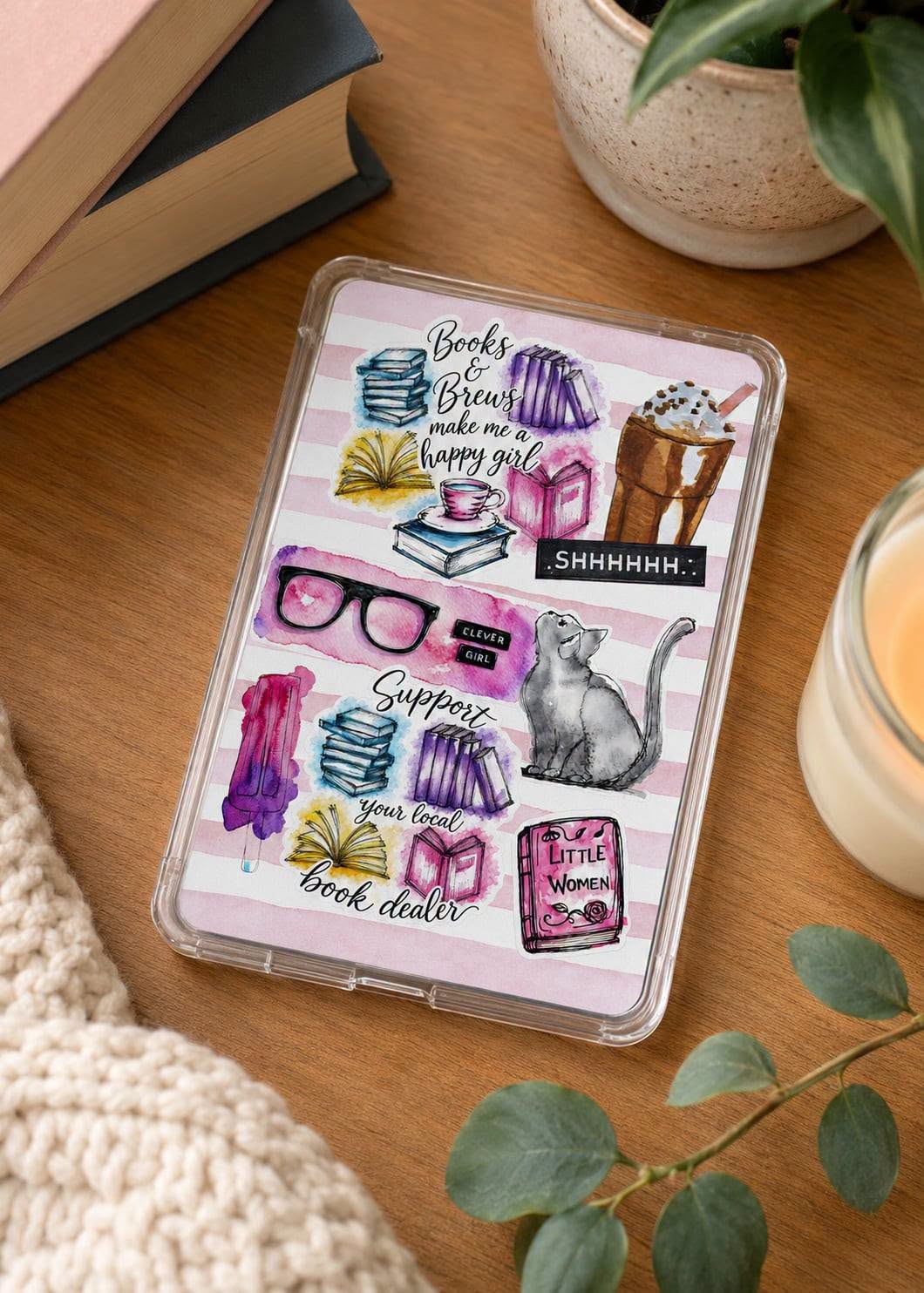 Books & Brews Kindle Insert - Printable🩷📚☕