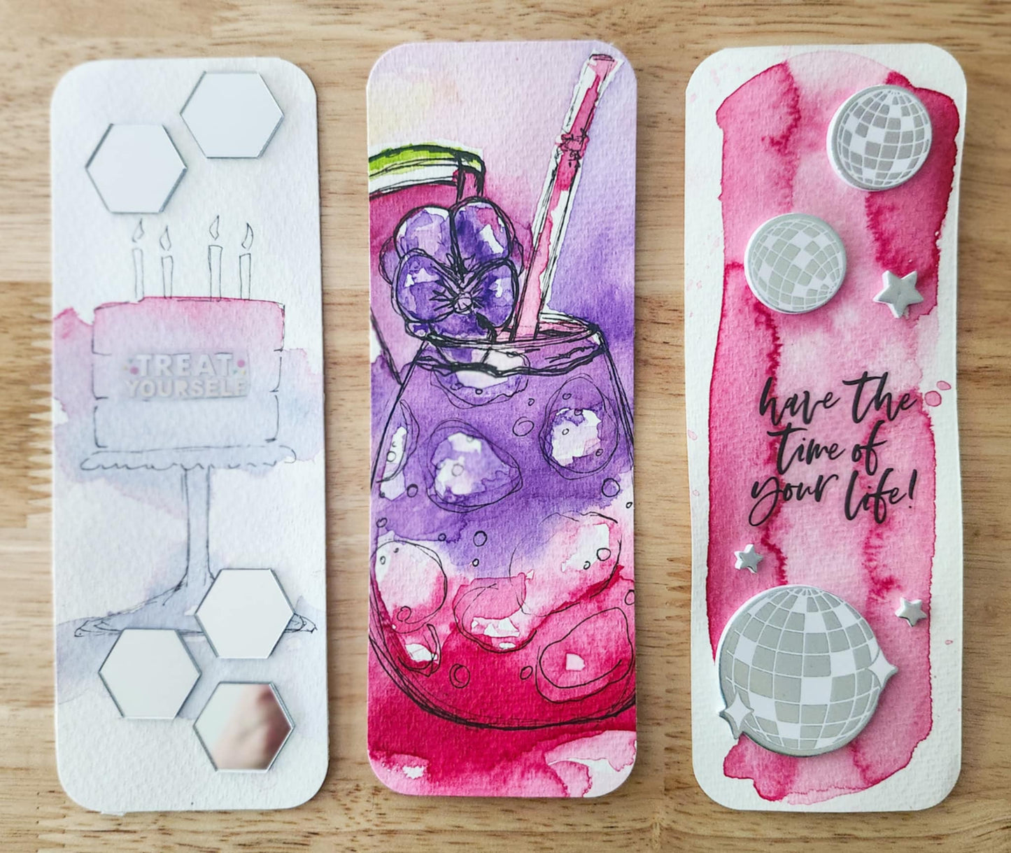 ✨The Treat Yo' self Club - 3 Bookmarks