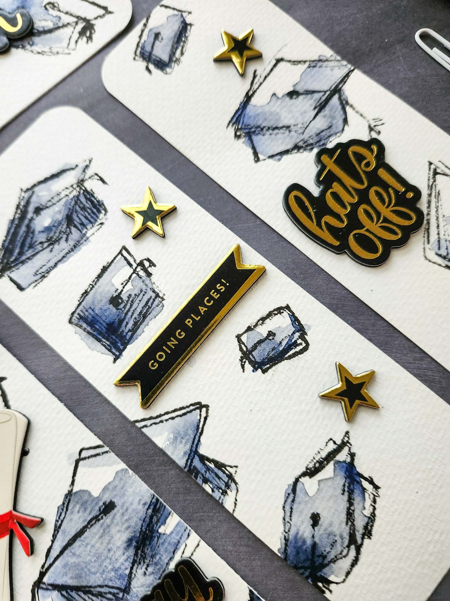 🎓 Graduation Bookmark Set (4) ✨