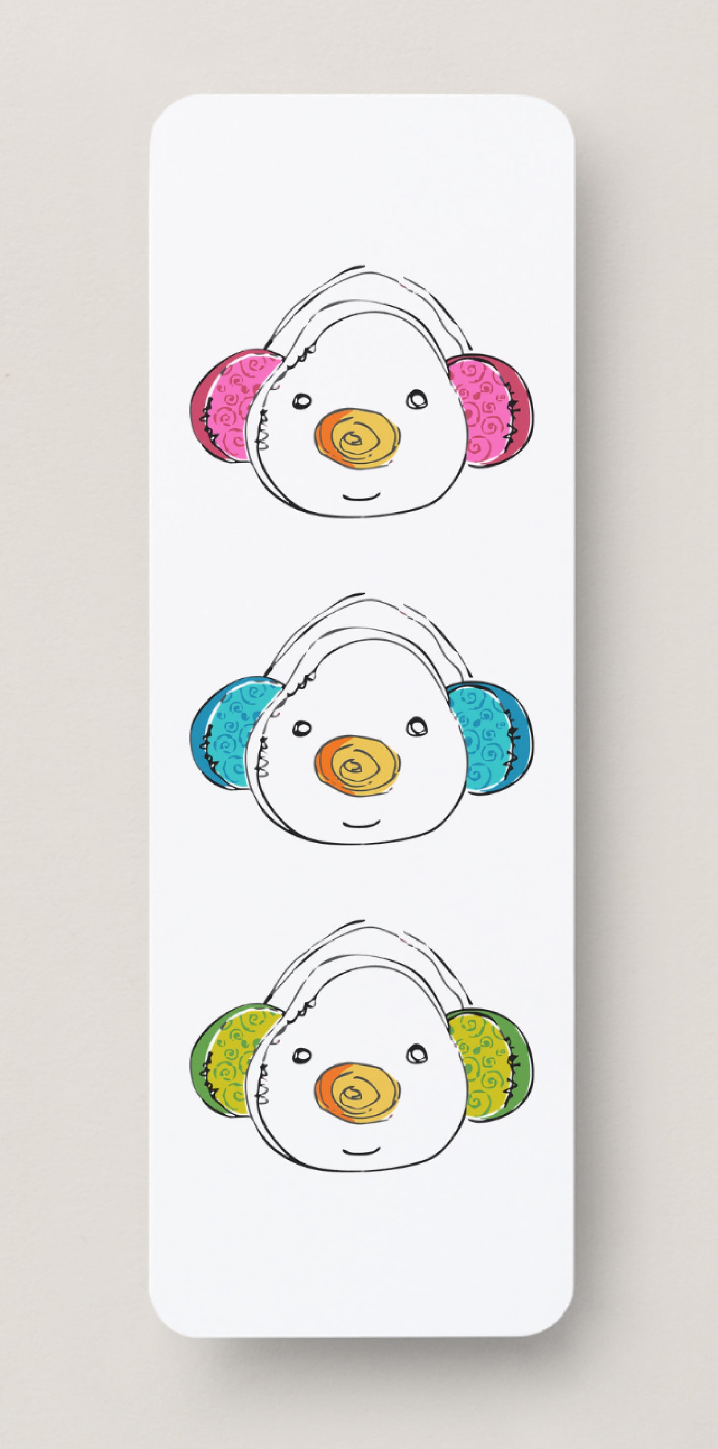 ❄️⛄ Bundled-Up Snowman Bookmark