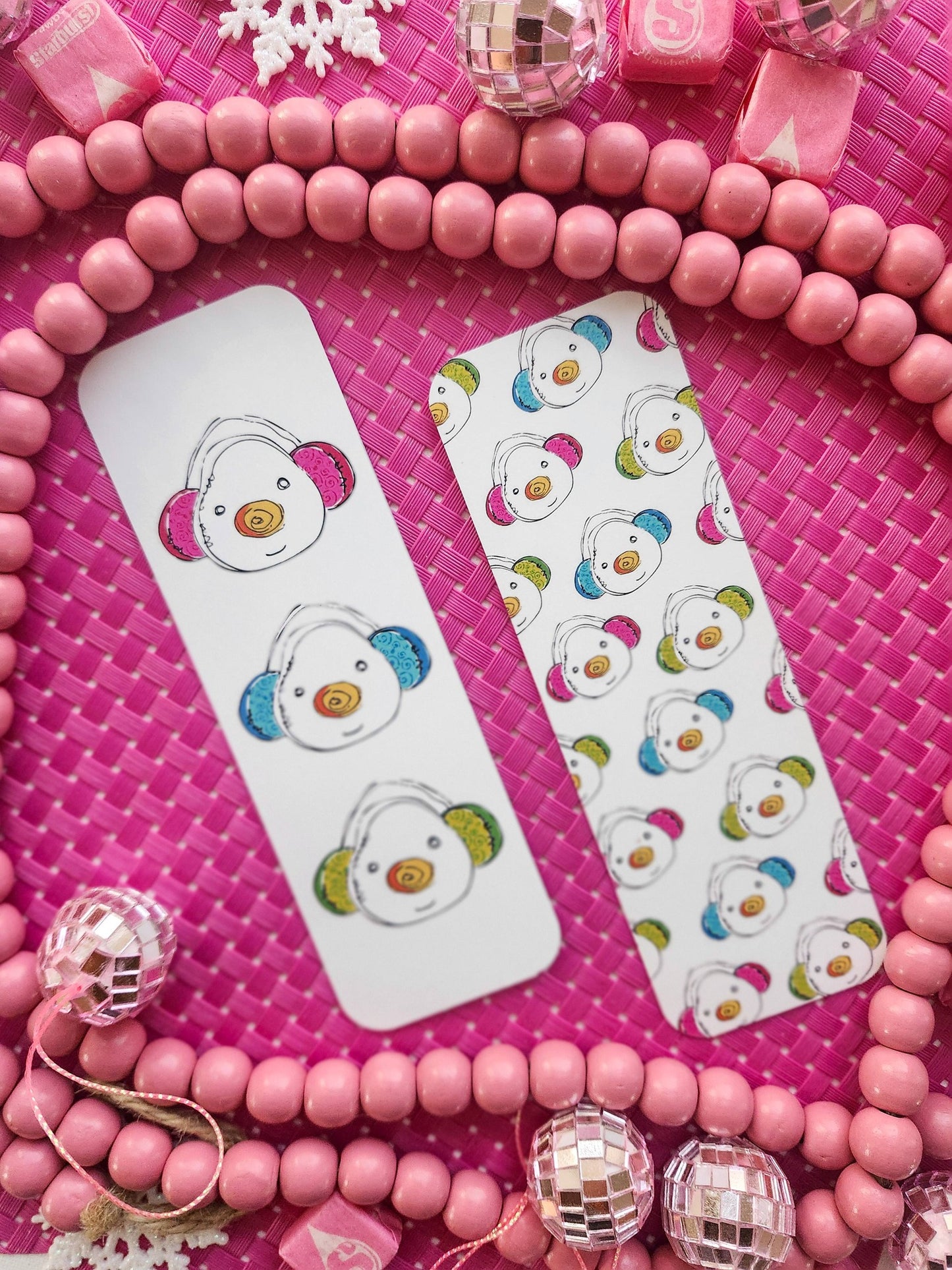 ❄️⛄ Bundled-Up Snowman Bookmark