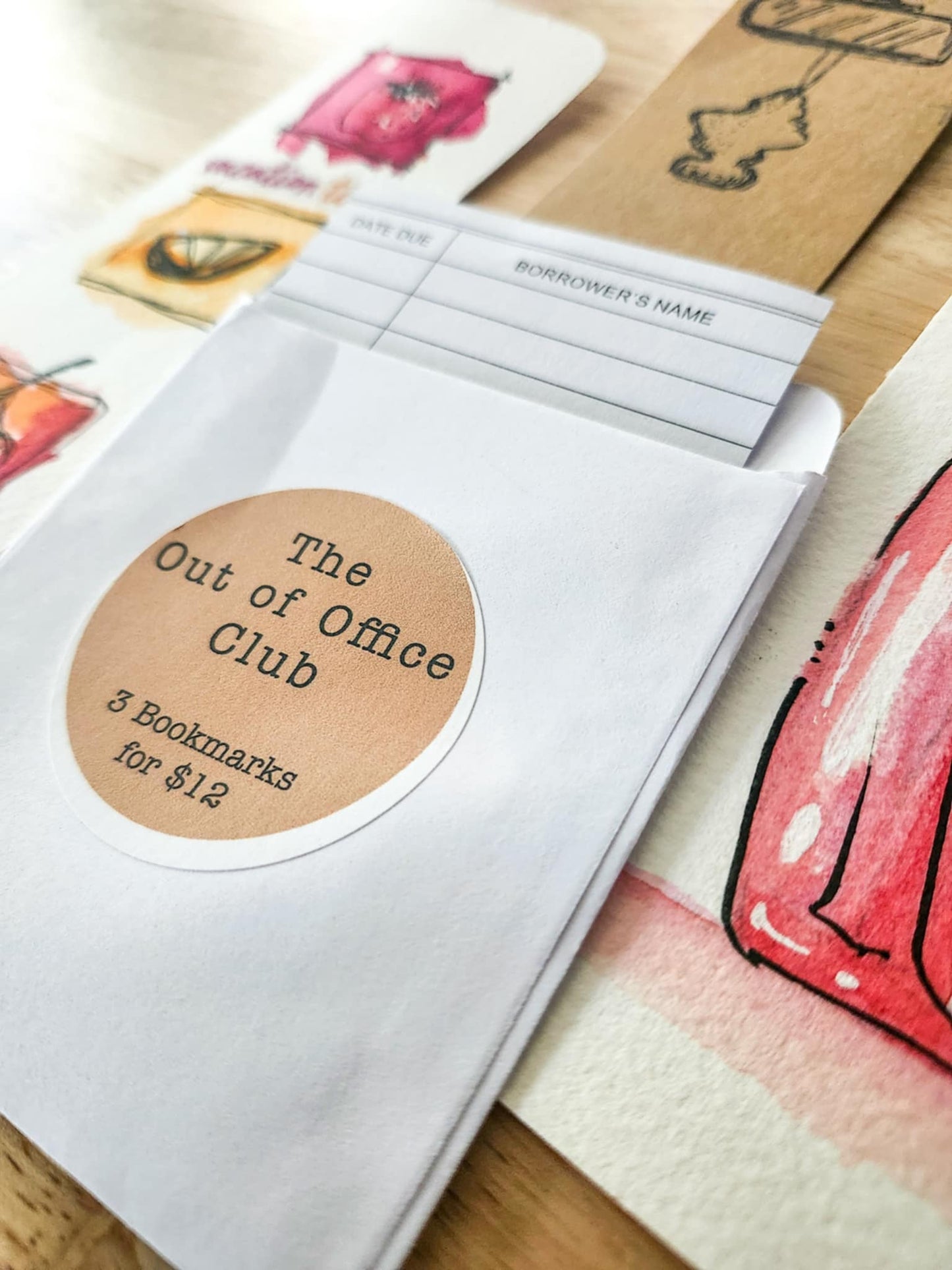 🌴The Out of Office Club - 3 Bookmarks