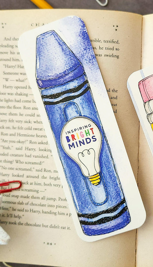 💡 Inspiring Bright Minds Bookmark 📚