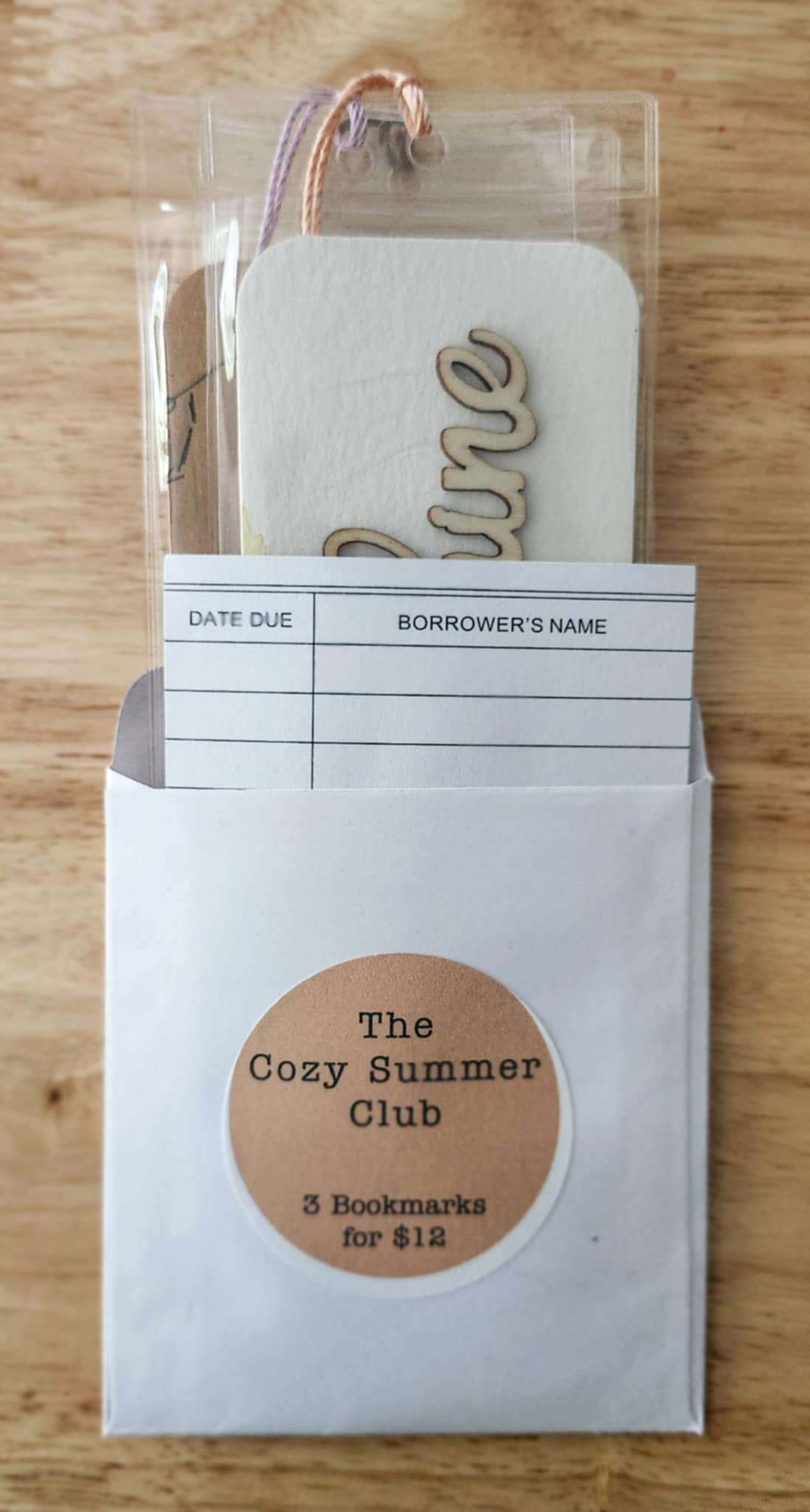 💛 The Cozy Summer Club - 3 Bookmarks